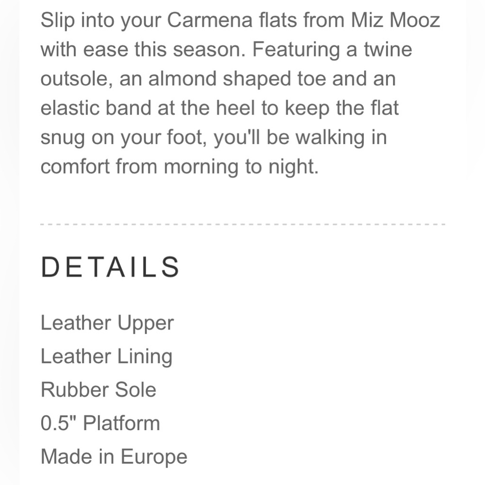 Miz Mooz Carmena Suede Espadrilles in Tan size 37 EUC, barely worn - Picture 5 of 6
